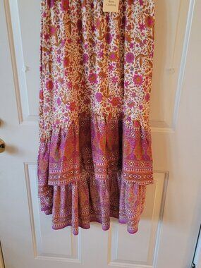 Gpregepus High/Low Ruffled Skirt